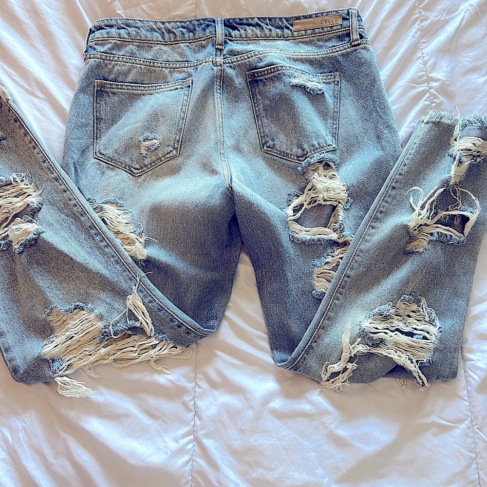 Cello Ripped Distressed Jeans - Picture 2 of 2
